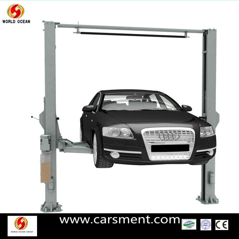 Hot Products for 2013 Two post Hydraulic Clear floor car lift for medium duty