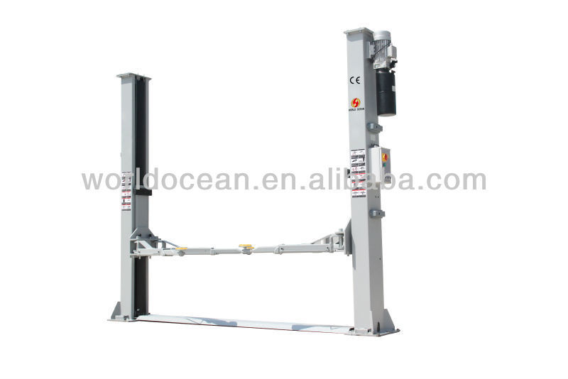 Floor-plate 4Ton 2 post car lift with CE WT4000-A