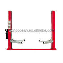 Two post floor plate used car lifts for home garage