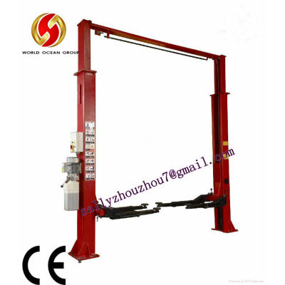 Manual 2 post vehicle lift with 5.5ton