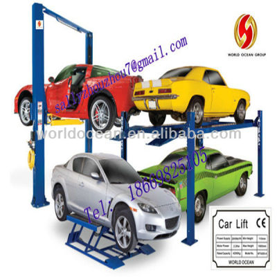 2013 Two post Hydraulic car lift,used car lift for sale,car lift with CE vehicle lift