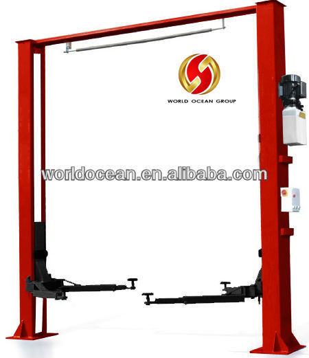 Clear floor car lift manual hydraulic lifter WT3200-B
