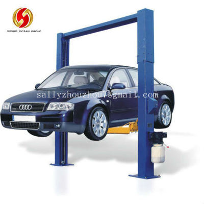 New Product for 2013 Clear floor hydralic vehicle lift with double cylinder