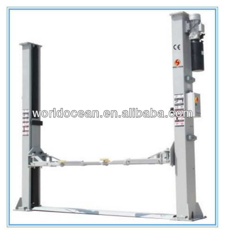 Brand World Ocean WT4000-A manual car lift two post hydraulic lift with CE approved