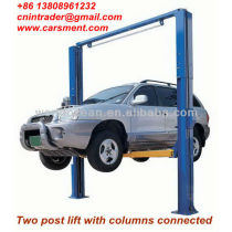 gantry car lift 4.5ton electrical hydraulic two post lift with columns connected