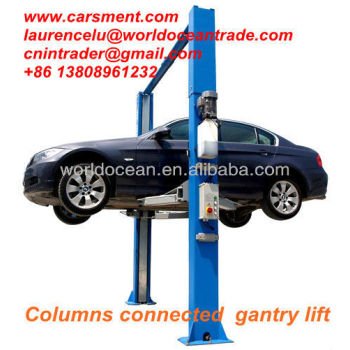 columns connected type 2 post overhead lift 8000lbs