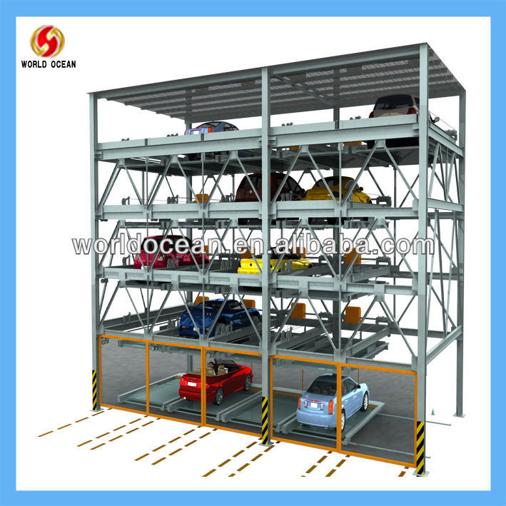 Design multilayer parking system/vertical horizontal parking stacker WOWPSH car parking system