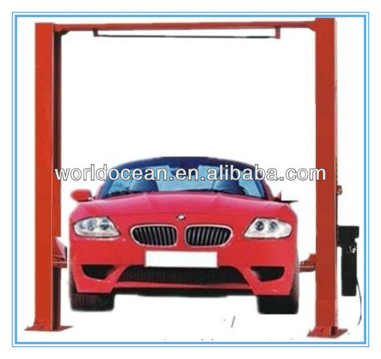 Two post gantry hydraulic car lift WT5000-B with CE certification
