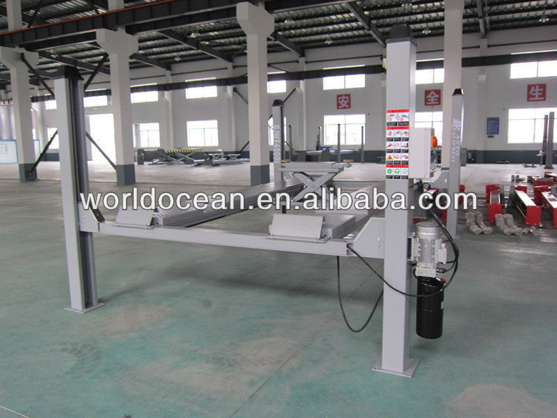 Clear floor Two post auto lift car lift for garage