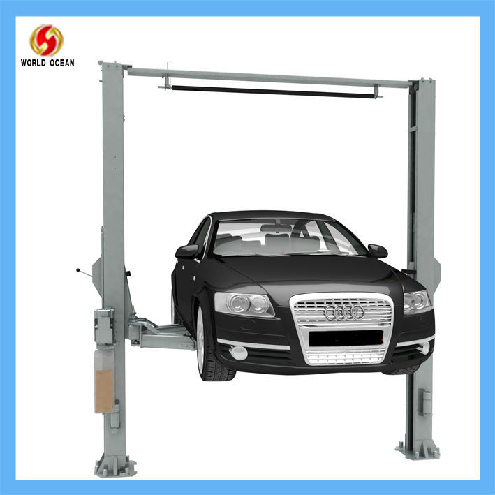 Asymmetric arm 2 post vehicle lift for car repair shop