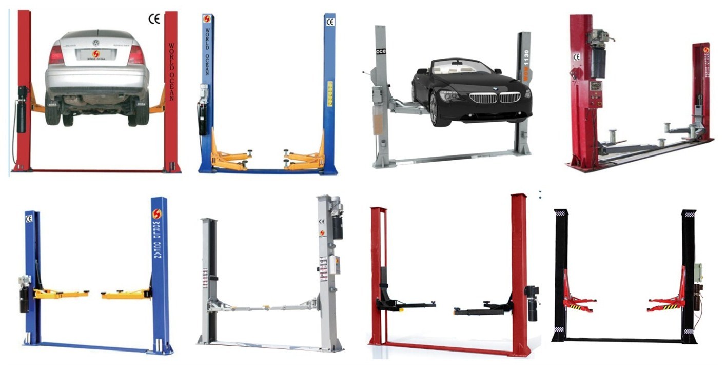 One point unlock 4 ton car lifts with CE certificate