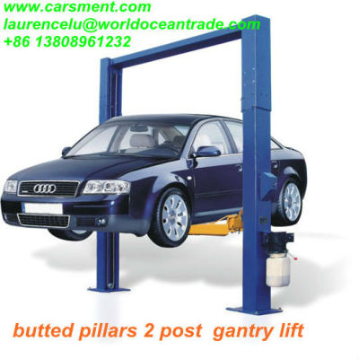4.5 ton hydraulic two post gantry lift with electric unlock