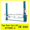 Cheap Two Post Clear Floor Car Lifts With CE