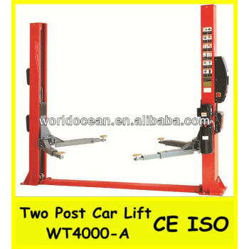 Hydraulic two post car elevator with CE ISO certification