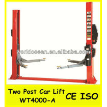 Hydraulic two post car elevator with CE ISO certification