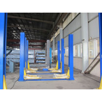 2 coulmns floor plate vehicle lifting equipment