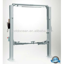 1900mm two post clear floor car lift 9200lbs