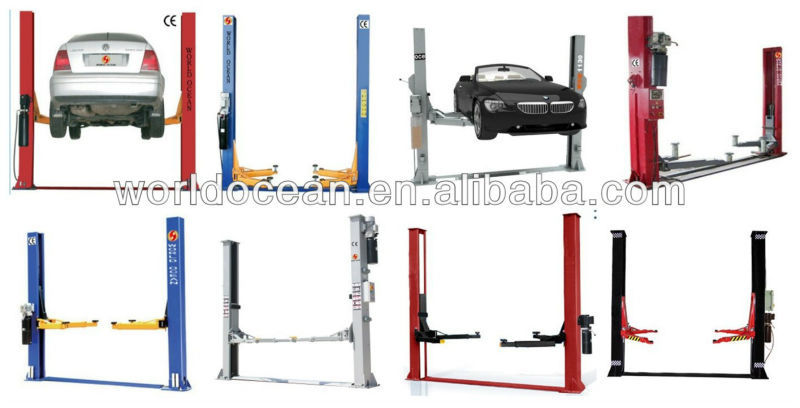 Used 2 post hydraulic car lift with CE for sale