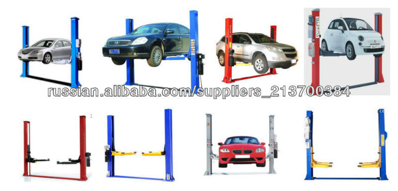 two post manual car lift from china