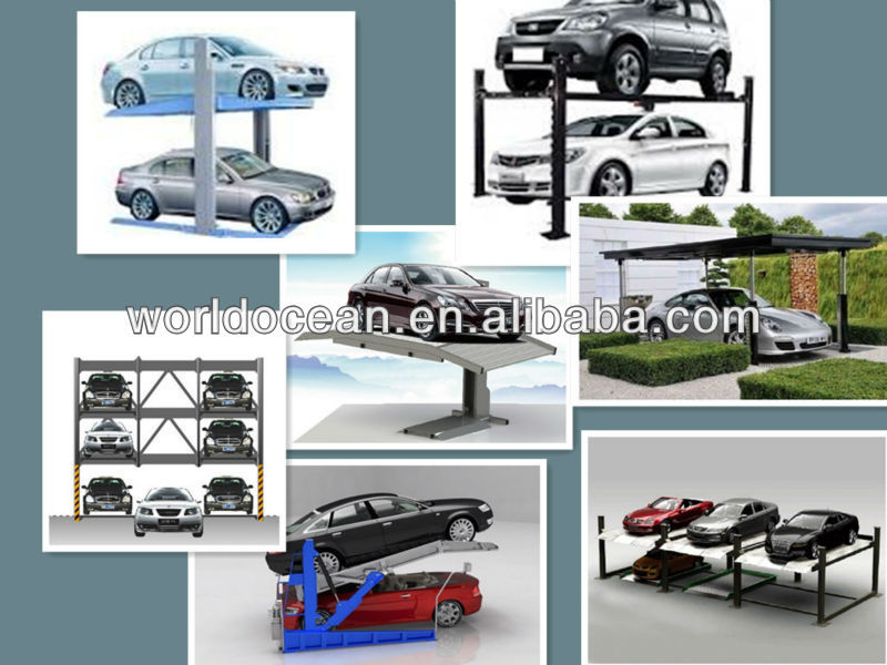 two post manual car lift from china
