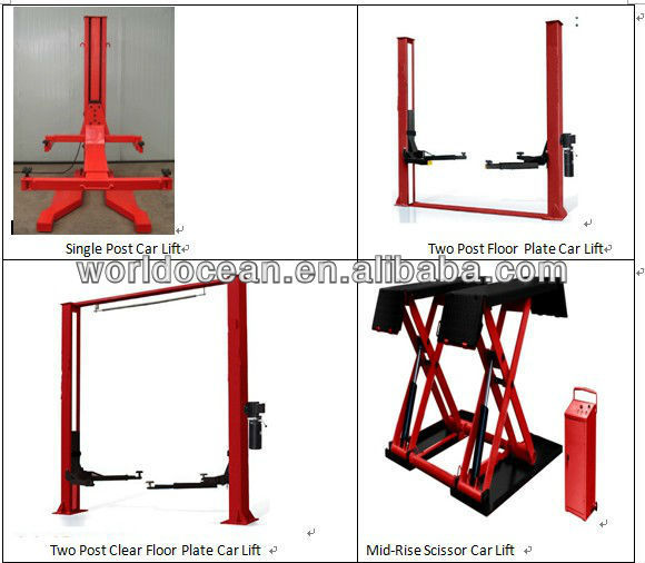 2 post lifting hoist with CE approval