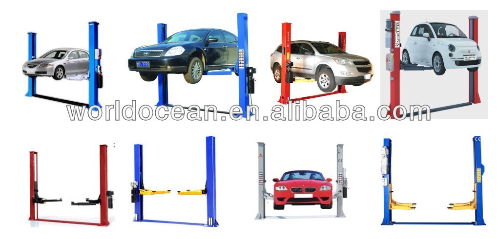 2 post car lifter with CE approval