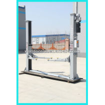 Two post electrical release hydraulic car hoist