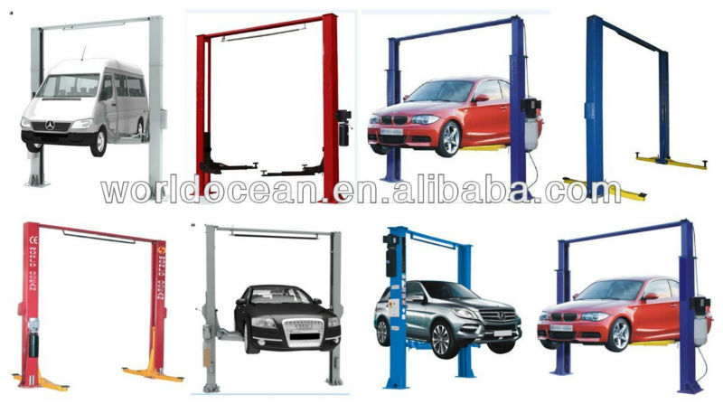 2013 Hot sale used two post car lifts for sale