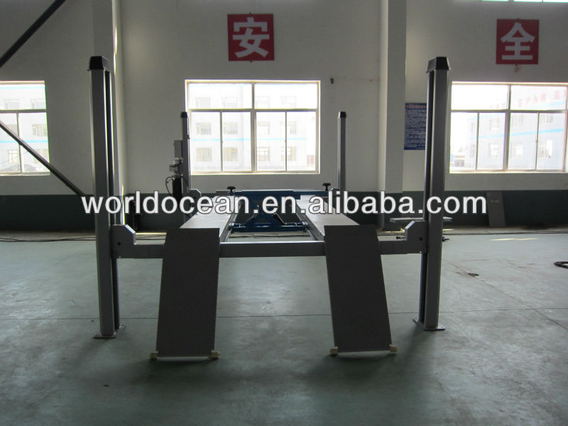 Four post car lifts hydraulic car lift for wheel alignment