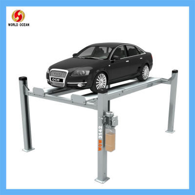 four post car lift 4.2T/1850mm hydraulic vehicle lift with CE