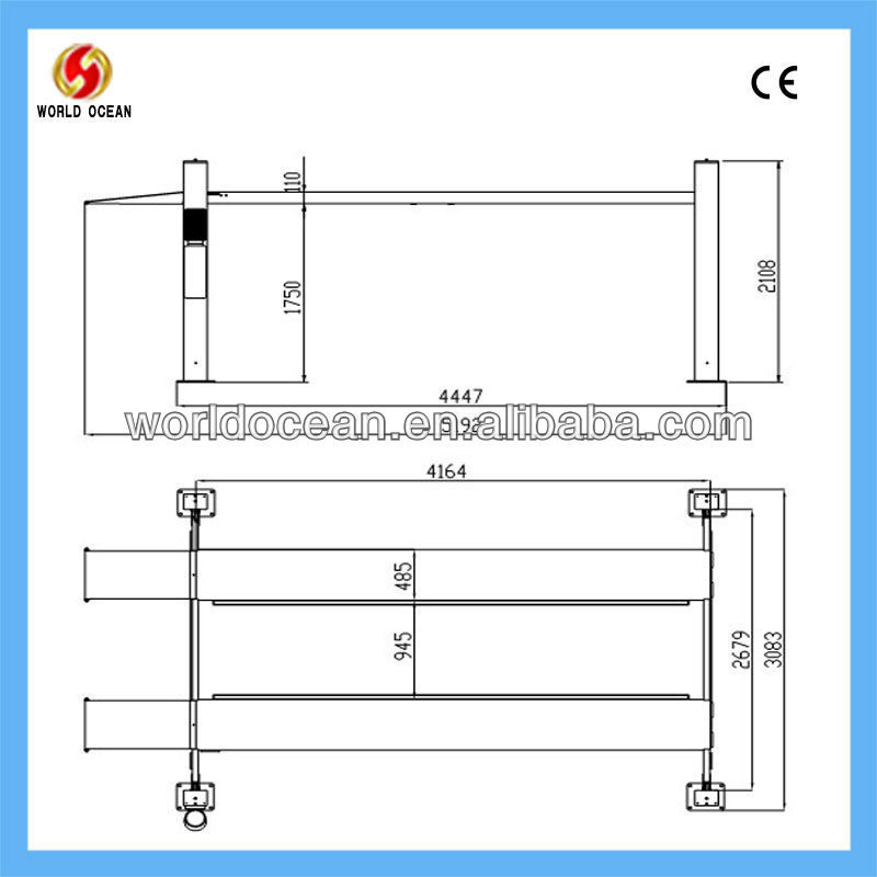 Factory directly supply competitive car lift hydraulic cylinder