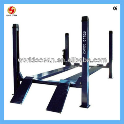 Four Post Hydraulic Car Lift with CE for Sale