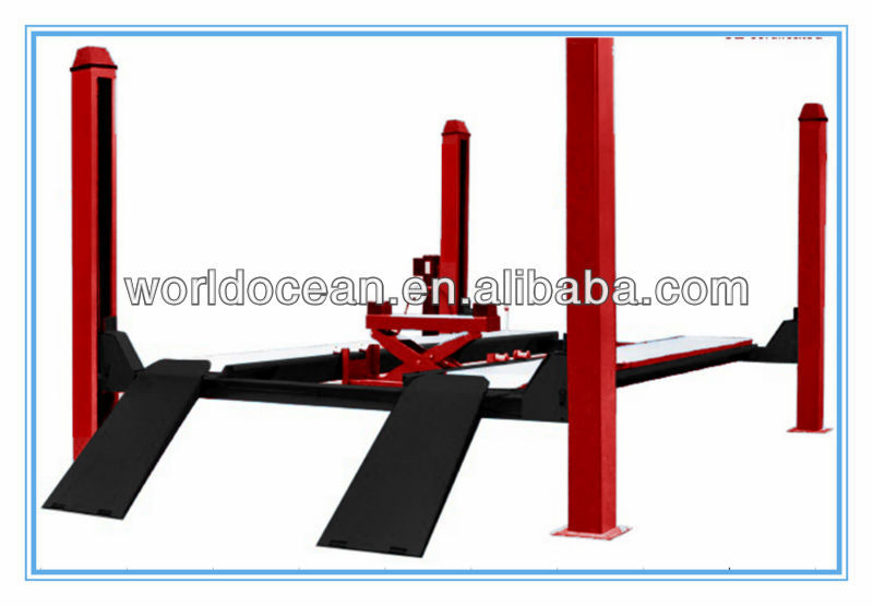 4 post car lift with CE hydraulic auto lifter