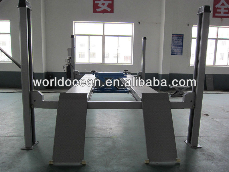 Hydraulic Cheap Four Post Car Lift For Vehicle Auto Workshop Equipment