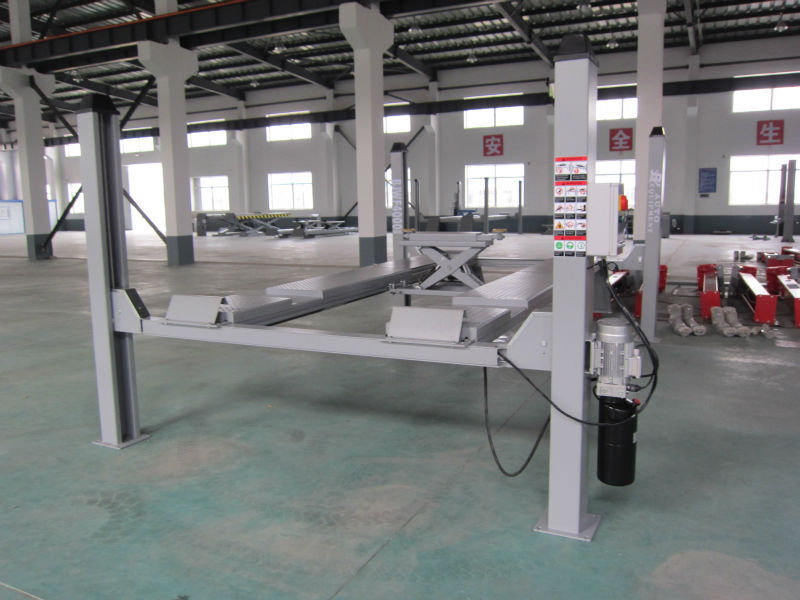professional repair hoist car lifter with wheel alignment for automobile shop
