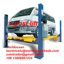 5.0ton/1800mm four post auto lift with alignment