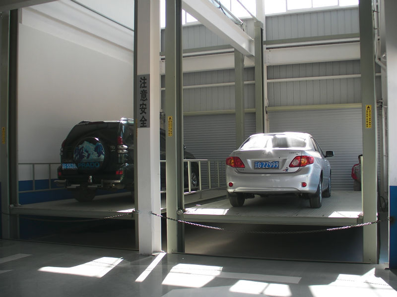Four post hydraulic car parking lift with CE certification