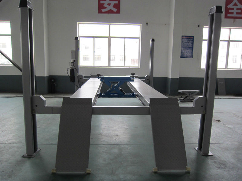 four post mechanical parking lifts with long legs