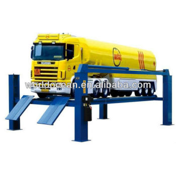 8-10ton heavy duty hydraulic four post lift large vehicle lift truck lift