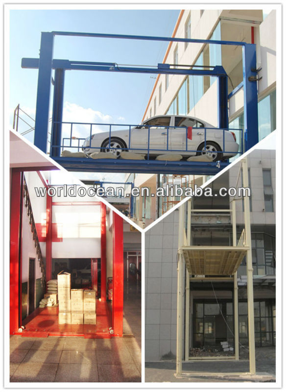 multipurpose platform lift/goods lifting platform/car lift platform