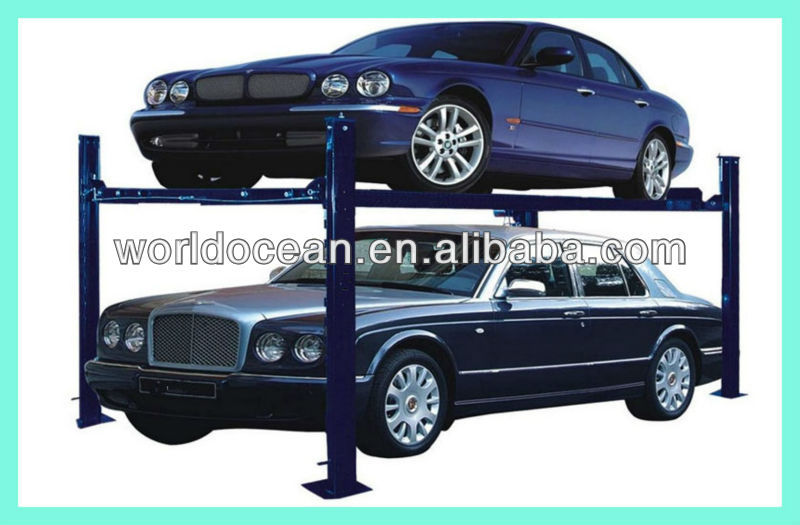 4 post parking hoist lift cars used workshop lifts