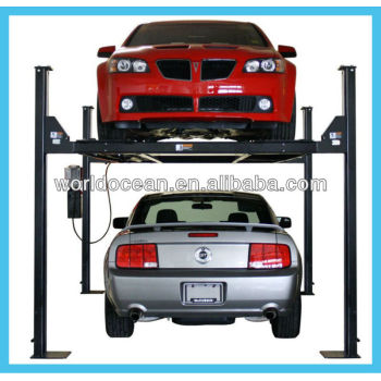 Used hydraulic car lift for the car repair and parking