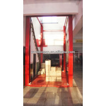 Indoor goods floor lift, transport lifting platform