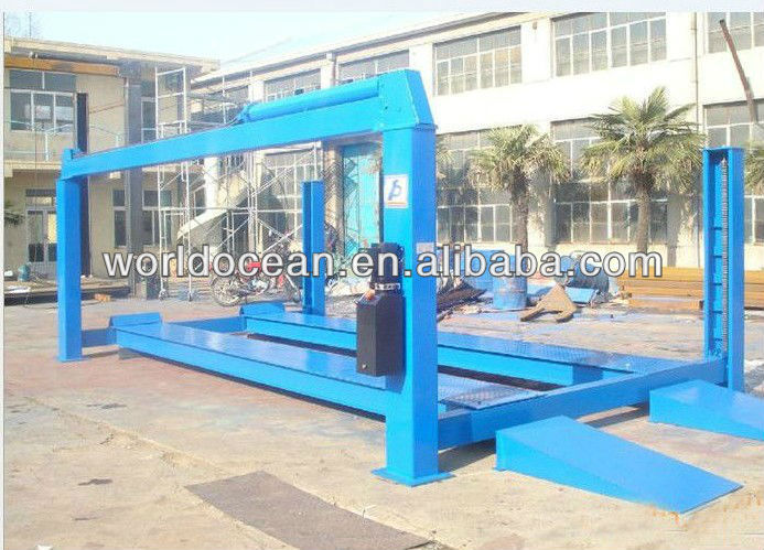 Four post heavy duty car lifts for large vehicles