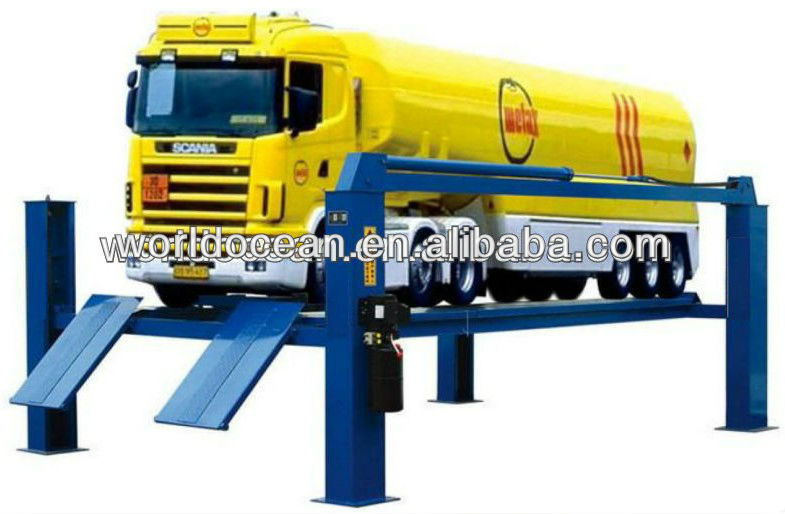 Four post vehicle lift from China 8T/10T/12T/16T