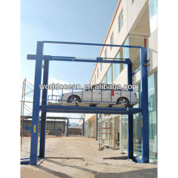 2013 Hot Sale Hydraulic Crossing car elevator cargo lift elevator for cars or goods