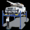 one side lock release hydraulic car lift for tyre repair