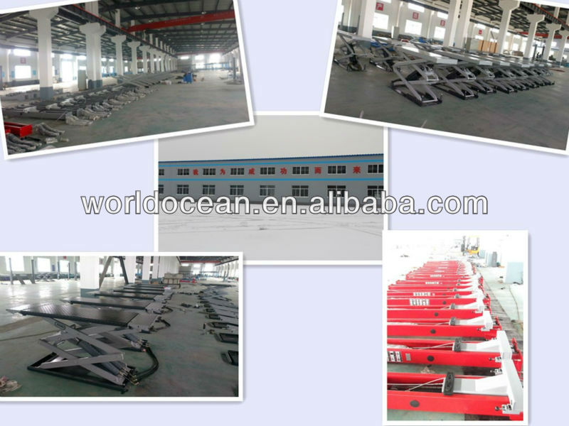 Manual four post car lift alignment car lift for sale