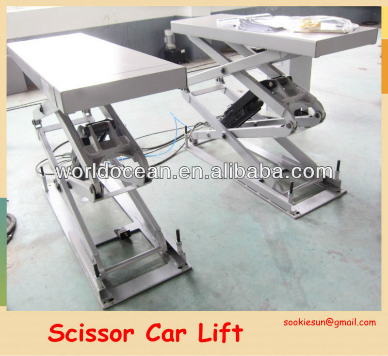 6000 pound mid rise Scissor Lift, Car Lifter,Auto Car lifts