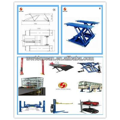 Hot sale manual car lift 2700kg capacity WS2700-L with CE